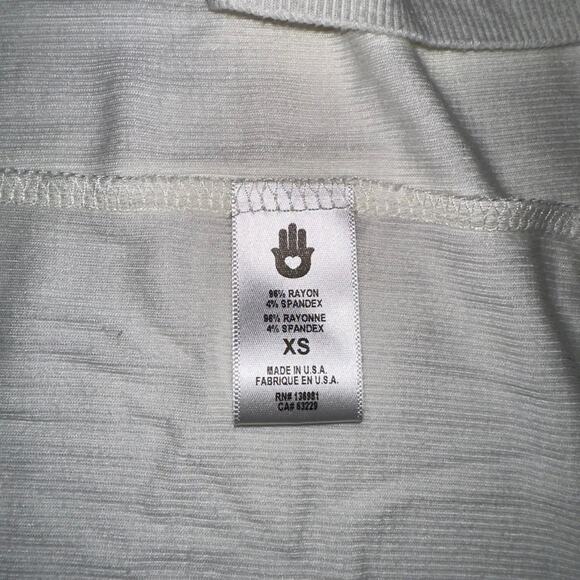 Spiritual Gangster Slim Sleeve Ribbed Open Front Long Cardigan XS - Picture 6 of 8